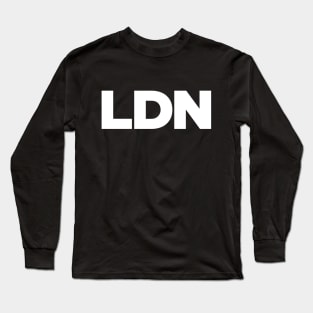 LDN - London proud city print - white Long Sleeve T-Shirt